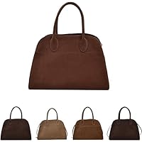 2024 Suede Purses For Women Bags Women Suede Purse Tote Bag Vintage Top Handle Fashion Retro Shoulder Satchel Top Handle Bag