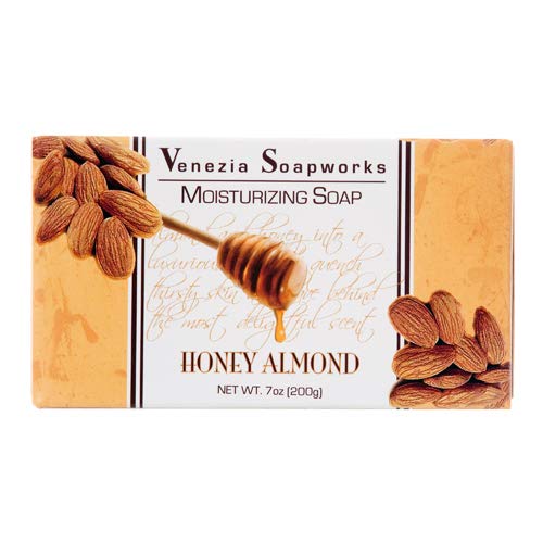 Venezia New 318632 Soapworks Bar Soap Honey Almond 6.25 Oz (24-Pack) Bath Products Wholesale Bulk Health & Beauty Bath Products Black