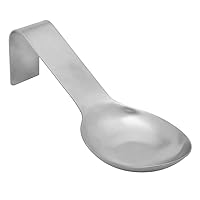 Brushed Finished Stainless Steel Spoon Rest, Silver by Home Basics