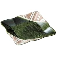 Set of 3 Glued Plates, Seoukai Wave Famous Dish, 5 x 5 x 0.7 inches (127 x 127 x 17 mm), Japanese Tableware, Restaurant, Commercial Use