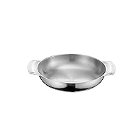 Non Stick Pan Flat Bottom Stainless Steel Paella Frying Pans with Handles Non-Stick Saucepan Cooking Pot Kitchenware Cookware Kitchen Utensils