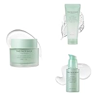 THE FACE SHOP Tea Tree Pore Skincare Set | Gel Cleanser, Face Serum, Face Cream | Minimize Pores Size & Remove Dead Skin Cells Gently | Suitable for Acne-Prone Skin