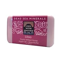 One With Nature Soap Bar Lilac