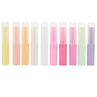 30 Pcs 4ml Empty Lip Gloss Tubes Lipstick Tubes Lip Balm Containers Refillable Plastic Rotatable Lip Balm Container Tubes for DIY Cosmetic (10 color)