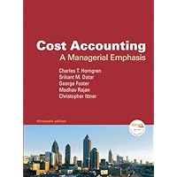 Cost Accounting: A Managerial Emphasis Value Pack Includes Student Study Guide + Student Solutions Manual