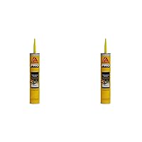 Sikaflex Self Leveling Sealant, Gray, Polyurethane with an Accelerated Curing Capacity for Sealing Horizontal Expansion Joints in Concrete, 29 fl. oz Cartridge (Pack of 2)