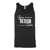 INK STITCH Unisex 3480 Bella Custom Design Your Own Front Back Printing Jersey Tank Tops - Multicolors