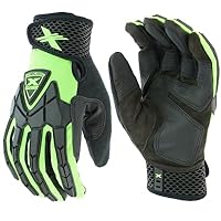 BOSS 89306, Extreme Work Strike ProteX with XLock Cuff Touchscreen Synthetic Suede Palm TPR Size 2XL