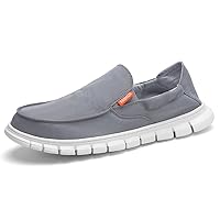 Men's Non-Slip Loafers, Lightweight Breathable Waterproof Machine Washable Sneakers for Running, Walking, Hiking, Biking
