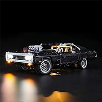 Led Light Kit Set for Lego 42111 Technic Fast and Furious Dom's Dodge Charger - Lighting Kit Compatible with Lego 42111 Building Blocks (Not Include Building Block Model)