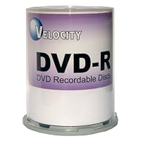 DVD-R 4X 4.7GB Inkjet White Printable (100-Spindle)
