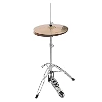 Professional Foldable Hi-Hat Stand,Control Style Drum Hi-Hat Cymbal Stand with Pedal (Cymbals not included)
