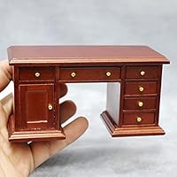 AirAds Dollhouse 1:12 Scale Dollhouse Miniature furnitures Office Desk Chair Set 2