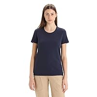 Icebreaker Women's Central Classic Short Sleeve Wool T Basic Casual Shirt