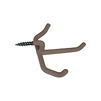 HME Triple-Prolong Rubber-Coated Steel Accessory Hunting Hook Quiet no Slip Use Easily Screws into Tree