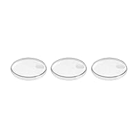 Ewatchparts 3 PLASTIC PLEXI WATCH CRYSTAL COMPATIBLE WITH ROLEX 1500 DATE 25-117 1550, 1625, 5700, 5700
