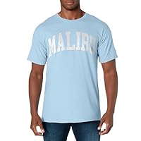 Preppy Trendy Malibu California CA Font T-Shirt