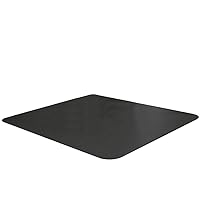 Under Dog Crate and Kennel Mat to Protect Floors, Water-Resistant Pad for Hard Floors and Surfaces, 30 Inches x 48 Inches, Black