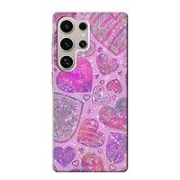 jjphonecase R3710 Pink Love Heart Case Cover for Samsung Galaxy S24 Ultra
