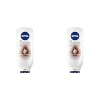 NIVEA Cocoa Butter In Shower Lotion, Body Lotion for Dry Skin, 13.5 Fl Oz Bottle (Pack of 2)