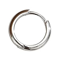 925 Sterling Silver Hoop Earrings for Girls Round Cartilage Earring Fashion Jewelry for Women Men