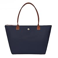 Shoulder Tote Bag for Women, GM LIKKIE Nylon Top-Handle Purse, Foldable Weekend Hobo Handbag