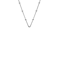 Emozioni Sterling Silver Intermittent Bead Chain of 45cm