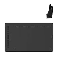 HUION Inspiroy H1161 Graphics Drawing Tablets Android Devices Support with 8192 Pressure Sensitivity Battery-Free Stylus, Pen Tablet for Chromebook, Android, Windows and Mac