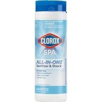 Clorox® Pool&Spa™ Spa Water All-in-One Sanitizer & Shock, Destroys Contaminants, Clears Cloudy Water, 2LB (Pack of 1)