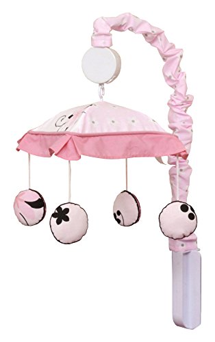 GEENNY Musical Mobile, New Pink Butterfly