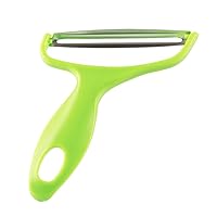 Vegetable Peeler Stainless Steel Wide Mouth Cabbage Grater Multifunctional Fruit Slicer for Kitchen Green Simulation kitchen supplies