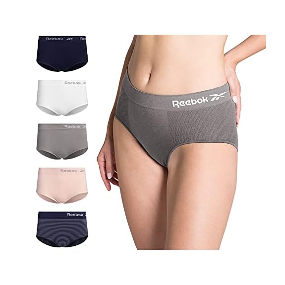 Mua Reebok Women's Underwear - Seamless High Waist Brief Panties (5 Pack)  trên  Mỹ chính hãng 2024