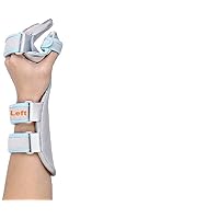 Resting Hand Splint For Men and Women, Hand Brace For Stroke, Functional Support Soft Immobilizer Carpal Tunnel Wrist Finger Orthosis -1 Unit (LEFT)