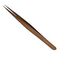 BUZZUFY Boley B5 Tweezers Bronze to Work on Sensitive Watch Parts Components 130mm for Watchmakers