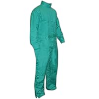MAGID Arc-Rated 9.0 oz. Flame Resistant (FR) Cotton Coveralls, 1 Pairs, Size 4XL, 1540