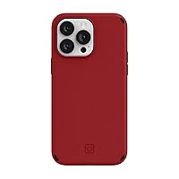 Incipio Duo Case Compatible with MagSafe for Apple iPhone 14 Pro Max - Scarlet Red/Black [IPH-2039-SCRB]