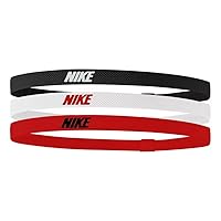 NIKE Men's Headband-9318-119 Headband, 083 Black/White/University Red, One Size UK