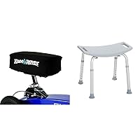 KneeRover Scooter Pad and Drive Medical 300lb Capacity Adjustable Aluminum Shower Bench