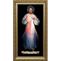 Original Vilnius Divine Mercy Framed Art Reproduction Print | Made in The USA (8x16)