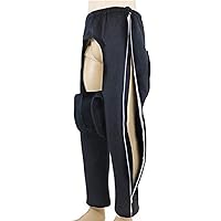Paralysis Clothing, Zipper Patient Pants Patient Care Clothes, Incontinence Trousers Catheter Trousers, Easy to Wear and Take Off, Paralysis Long Time Bedridden Wheelchair, Unisex(Color:XXL)