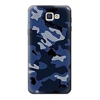 R2959 Navy Blue Camo Camouflage Case Cover for Samsung Galaxy J7 Prime (SM-G610F)