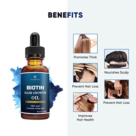 Mua Biotin Hair Growth Serum, Advanced Topical Formula To Help Grow  Healthy,Biotin Hair Regrowth Oil Prevent Hair Loss and Natural Serum for  Thicker, Strong Hair Suitable for Men and Women of All
