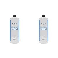 ForPro Professional Collection 99% Isopropyl Alcohol (IPA), Pure & Unadulterated Concentrated Alcohol, 32 Ounces (Pack of 2)