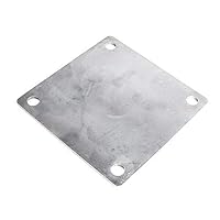 Metal Base Plate, Steel, 6x6