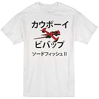Cowboy Bebop Sword Fish Ship Anime Officially Licensed Adult T-Shirt