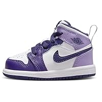 Jordan Toddler's 1 Mid Sky J Purple/White (DQ8425 515)