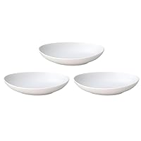 M Style CB2922(3) Ceramica Bianca Tradizionale Oval Baker, 11.4 inches (29 cm), Set of 3