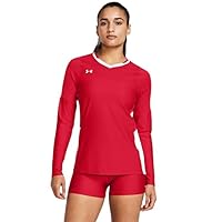 Under Armour Volleyball Powerhouse 2.0 Womens Long Sleeve Jersey XL Red-White