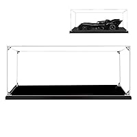 Acrylic Display Case for Lego 76139 Dustproof Clear Display Box Showcase for (1989 Batmobile) (Building Block Model is NOT Included !) (2mm)