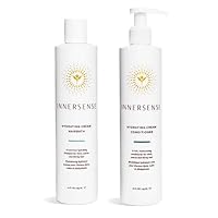 Innersense Organic Beauty - Natural Hydrating Hairbath Shampoo + Hydrating Cream Conditioner | Non-Toxic, Cruelty-Free, Clean Haircare (10oz)